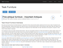 Tablet Screenshot of indonesiateakfurniture.com